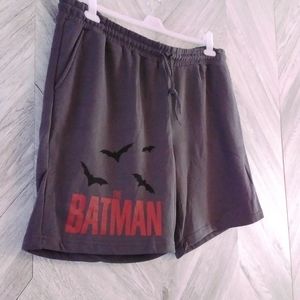 Batman Men's Graphic Print Jogger Shorts SZ: 2XL Charcoal